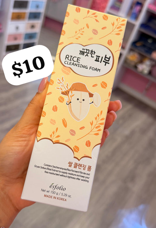 Espuma limpiadora koreana