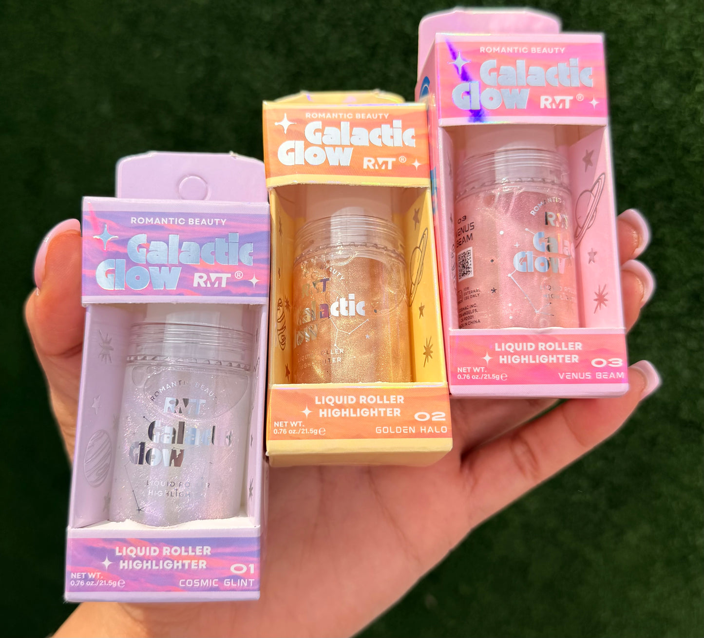 Iluminador roll on 3 piezas $10